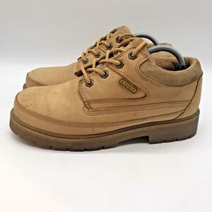 Lugz Wheat Nubuck Leather Shoes MMUM750 Men's 6.5  Lace Up Low Top Casual Derby